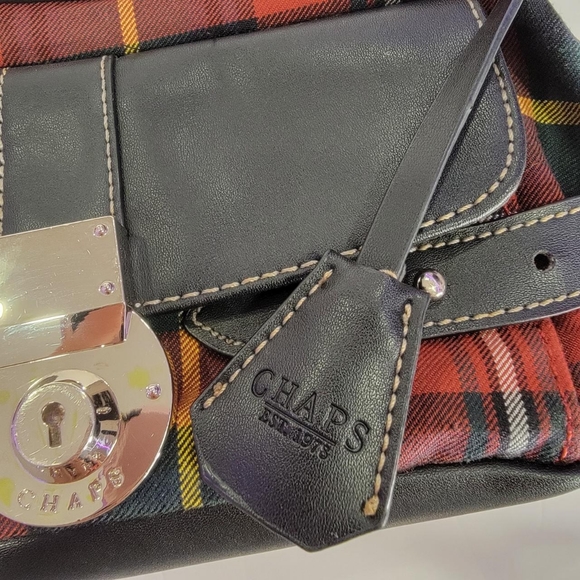 Absolutely Gorgeous Plaid Chaps Shoulder Bag! - Picture 3 of 4